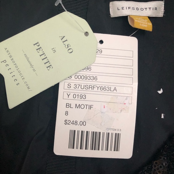 Anthropologie Leifsdottir Starlit Stripes Dress - Picture 6 of 7